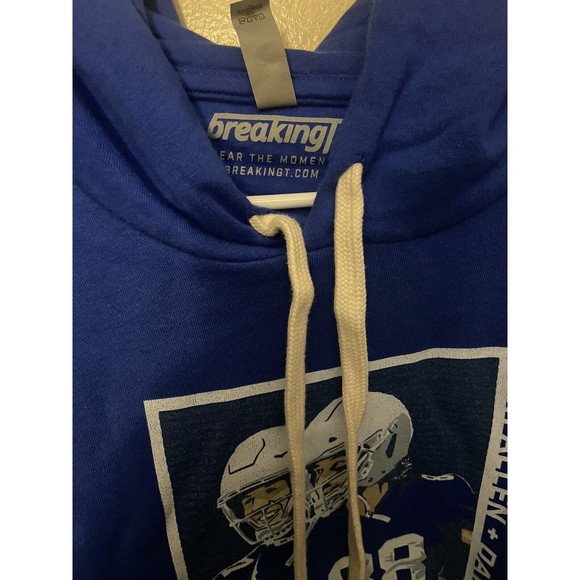 NFL Buffalo Bills BreakingT Hoodie Size XXL Josh Allen Dawson Knox Prom Pose - Picture 3 of 4